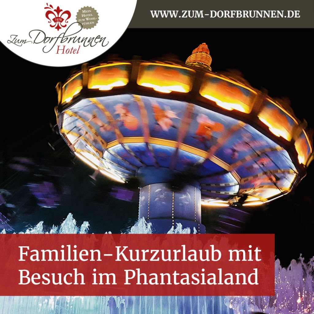 Familien-Kurzurlaub mit  Besuch im Phantasialand in Brühl